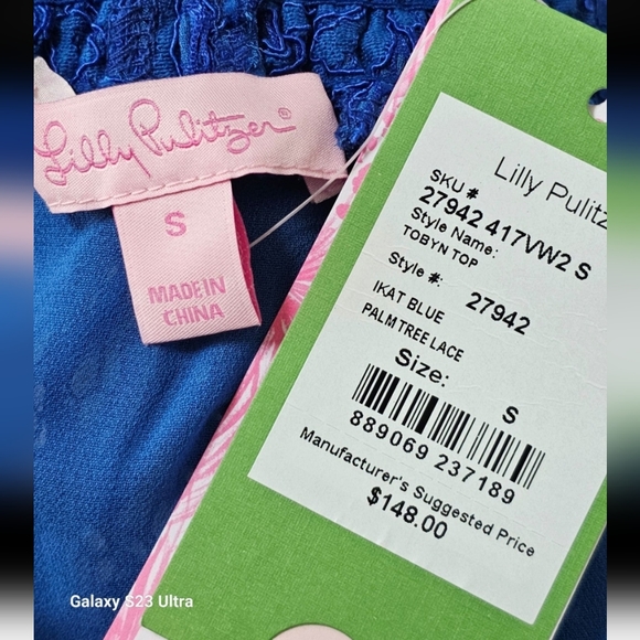 NEW Lilly Pulitzer Gorgeous Lace Tobyn Top - Picture 8 of 8